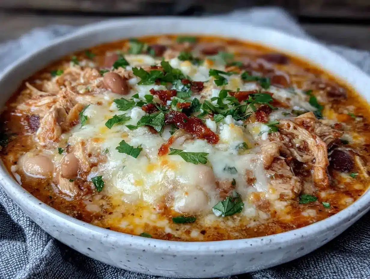 crockpot chicken enchilada soup preparation steps