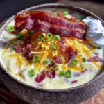 crockpot loaded baked potato soup - featured image