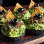 easy 5-minute frankenstein guacamole cups for halloween - featured image