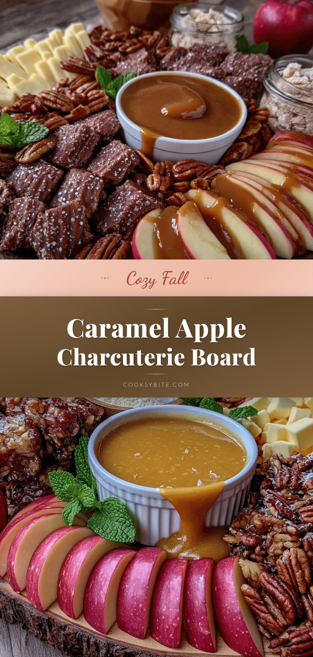 easy fall caramel apple charcuterie board recipe