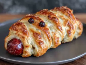easy mummy crescent dogs - featured image