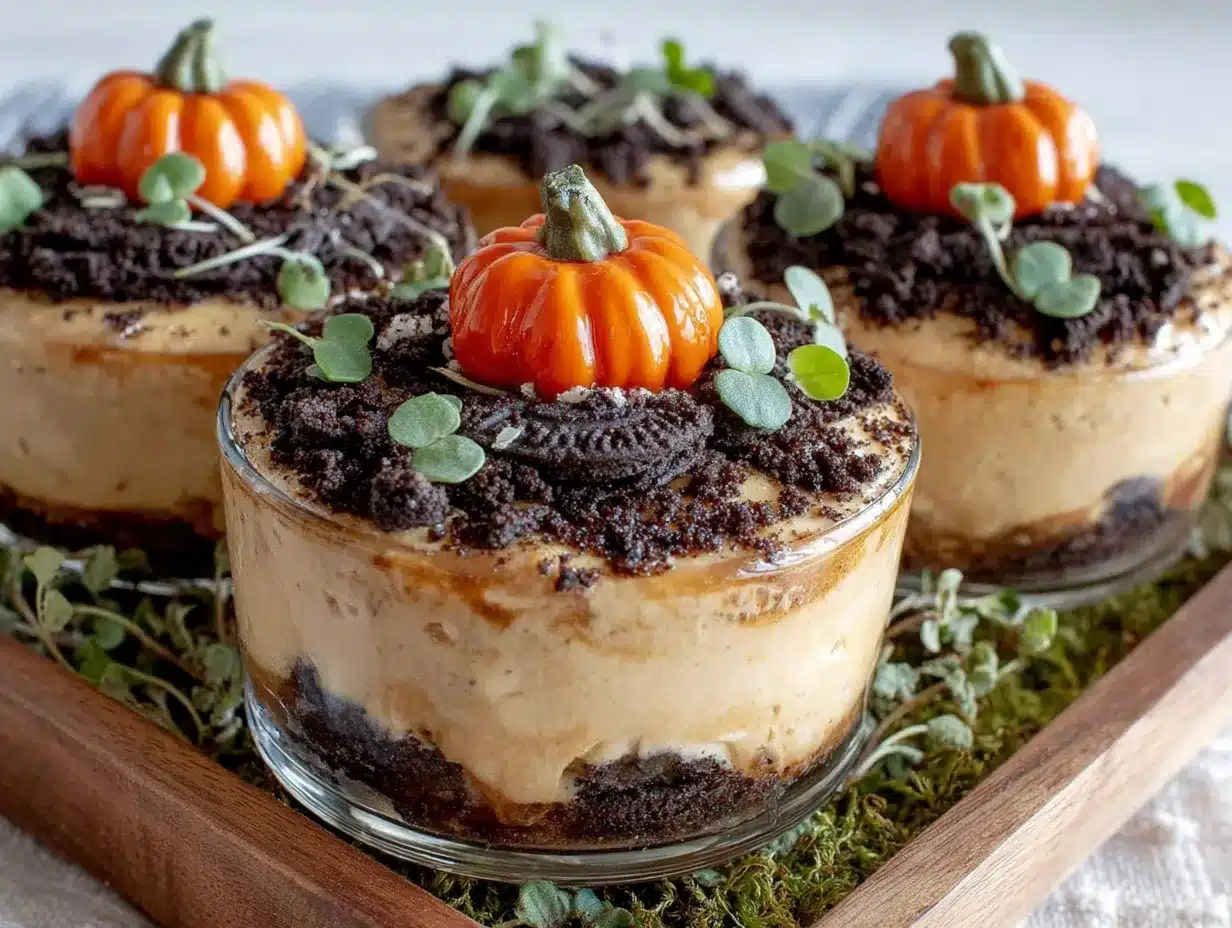 easy pumpkin dirt cups preparation steps