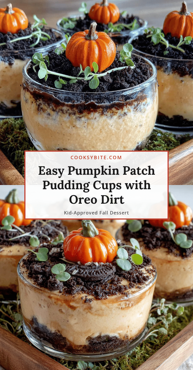 easy pumpkin dirt cups recipe