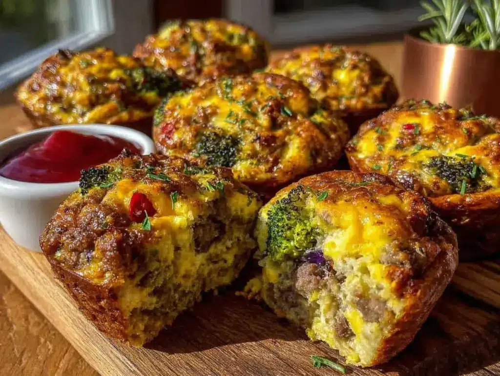 freezer-friendly breakfast casserole muffins - featured image