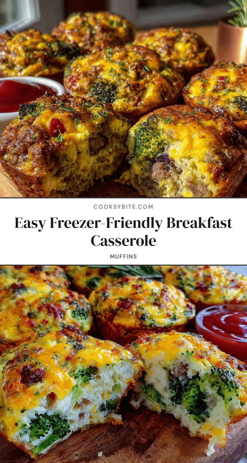 freezer-friendly breakfast casserole muffins recipe