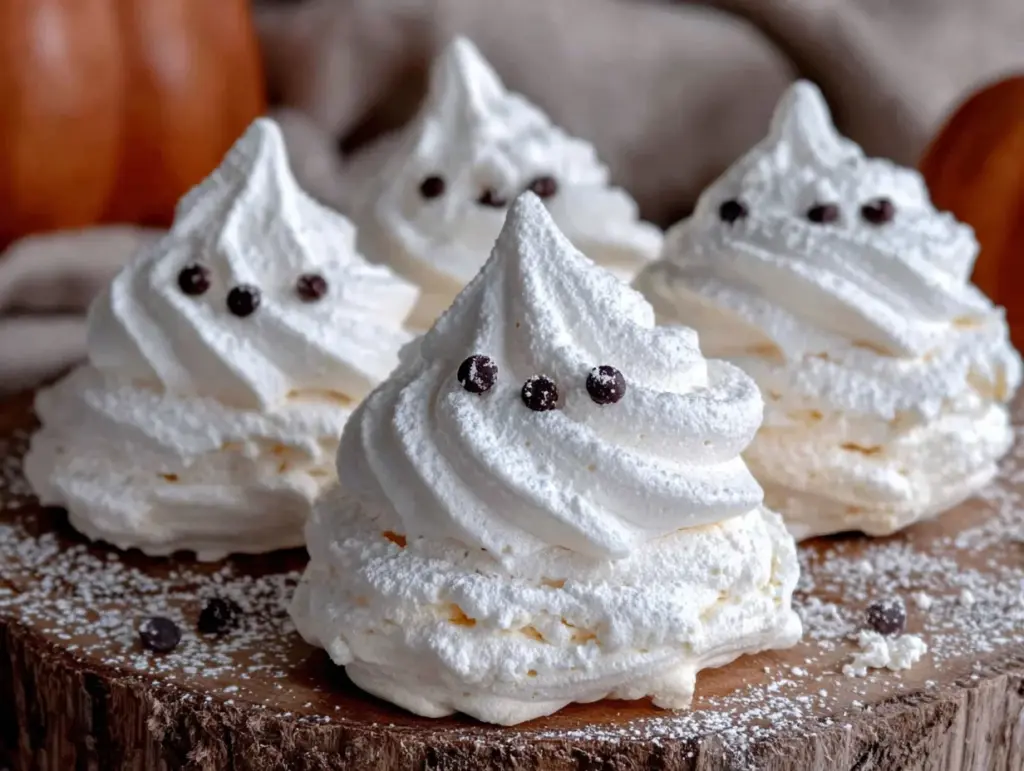 ghost meringue cookies - featured image