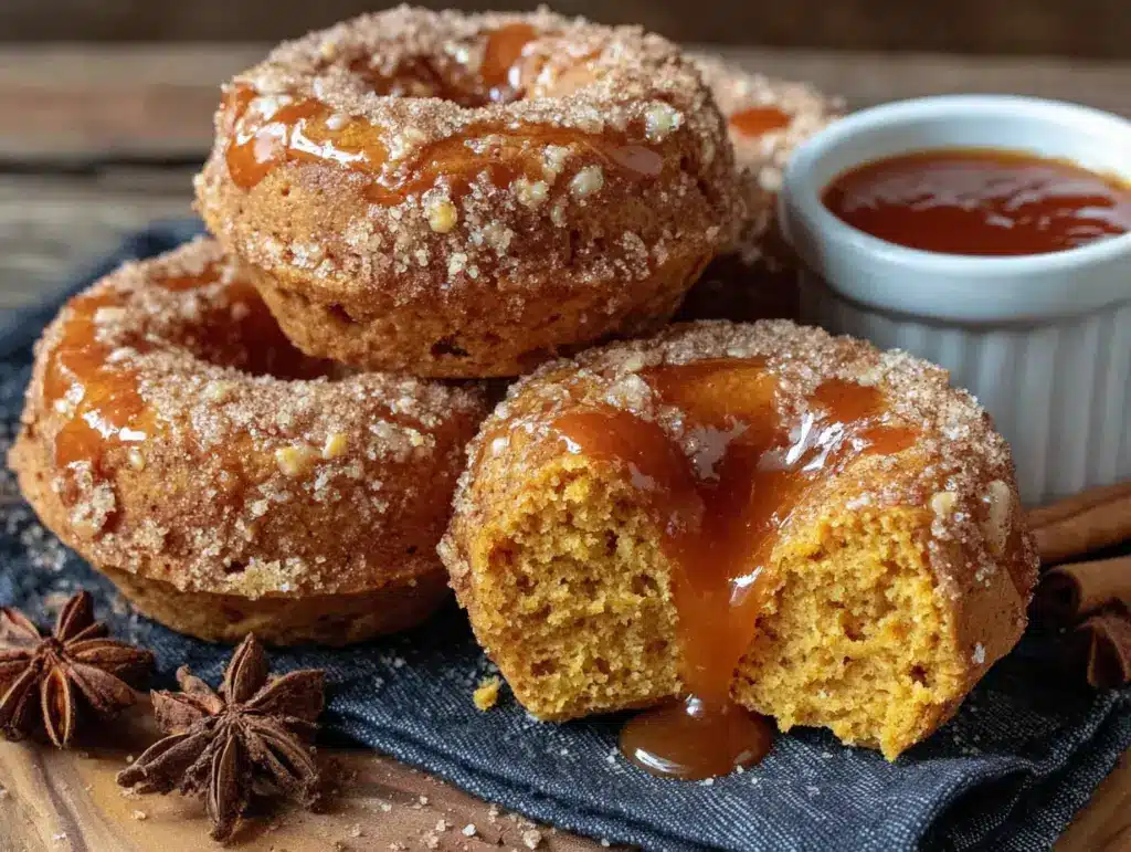 gluten-free pumpkin donuts - featured image