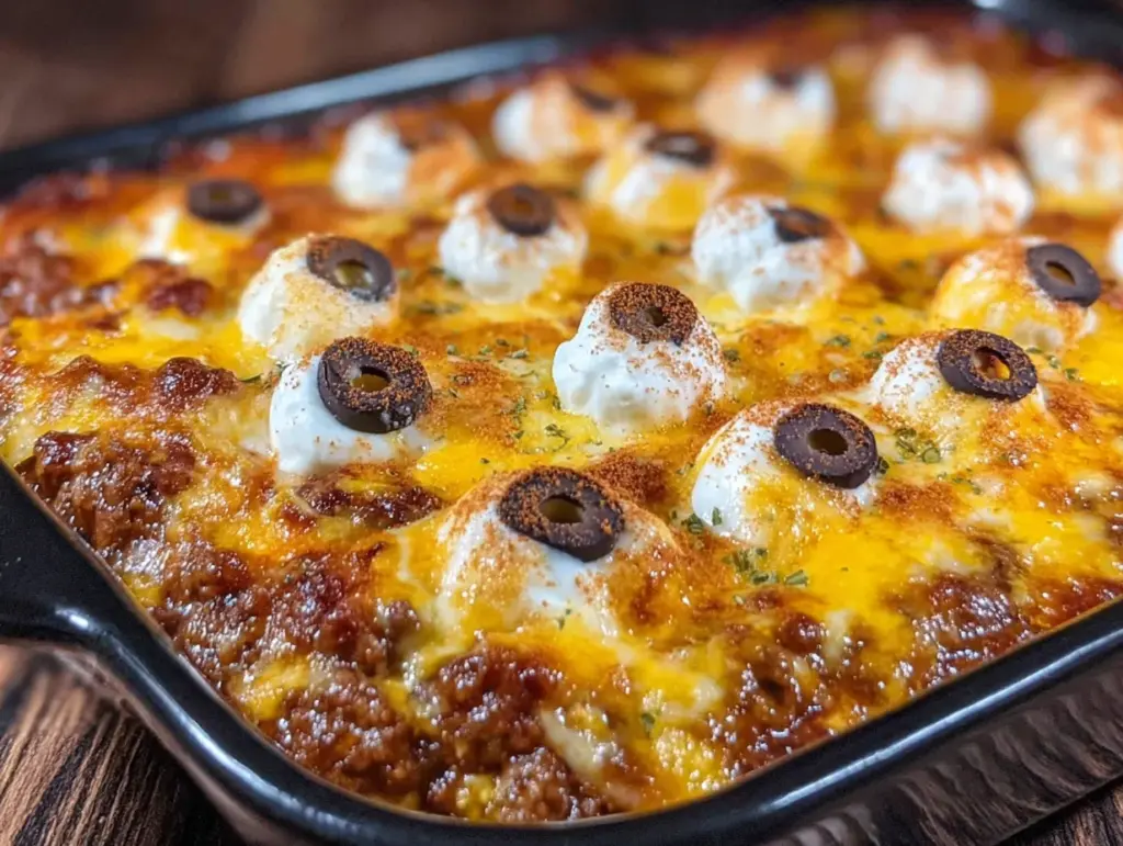 graveyard taco dip - featured image