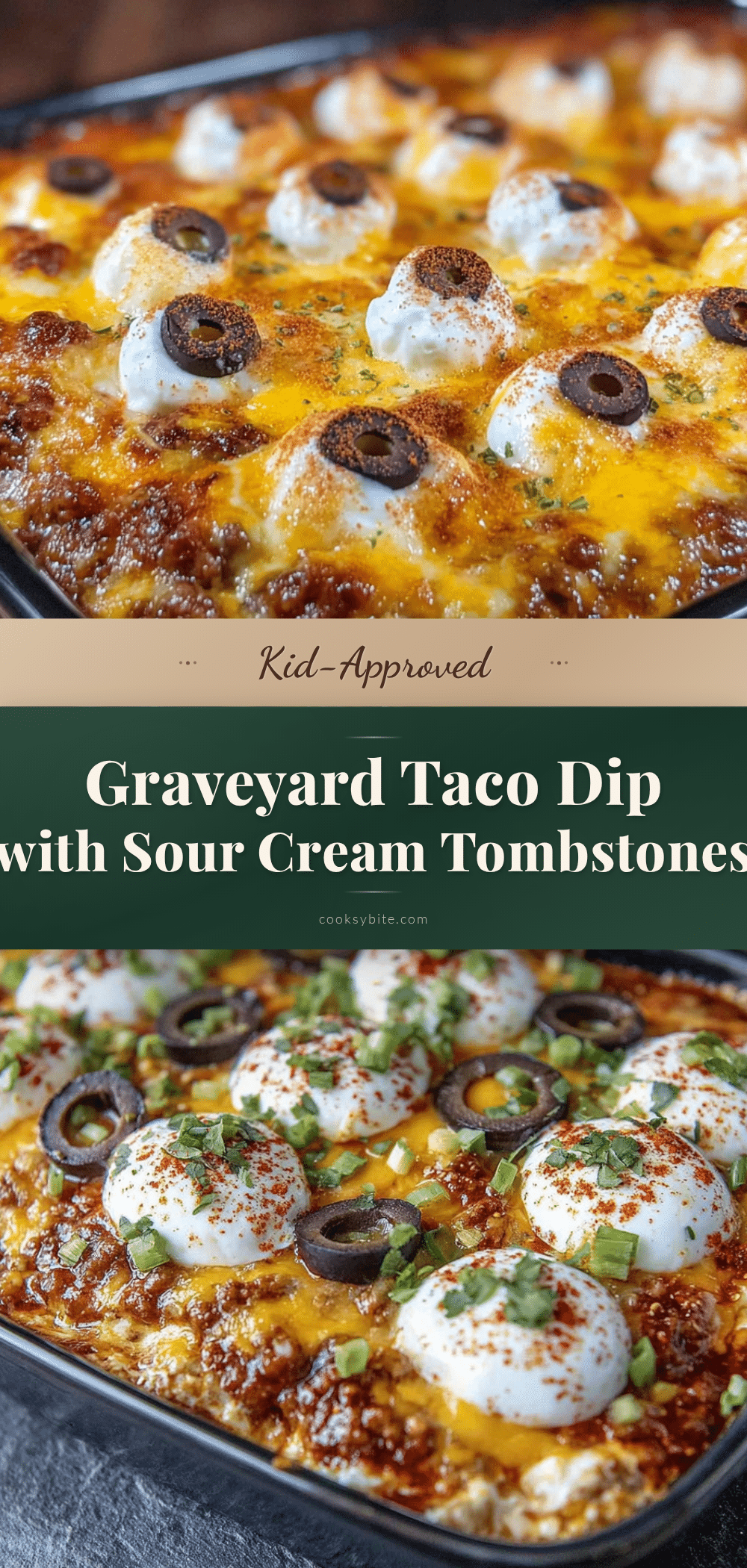graveyard taco dip recipe