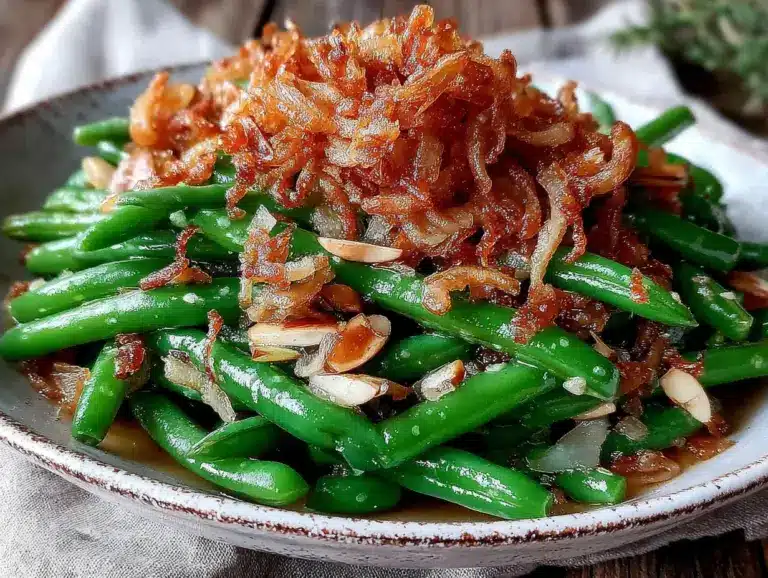 green bean almondine - featured image