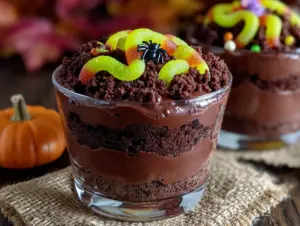 halloween dirt cups - featured image