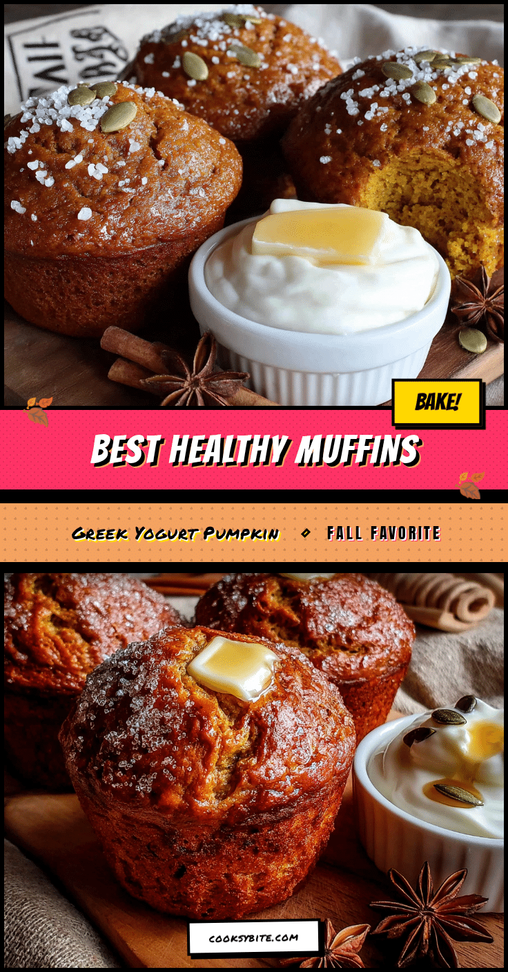 healthy greek yogurt pumpkin muffins recipe