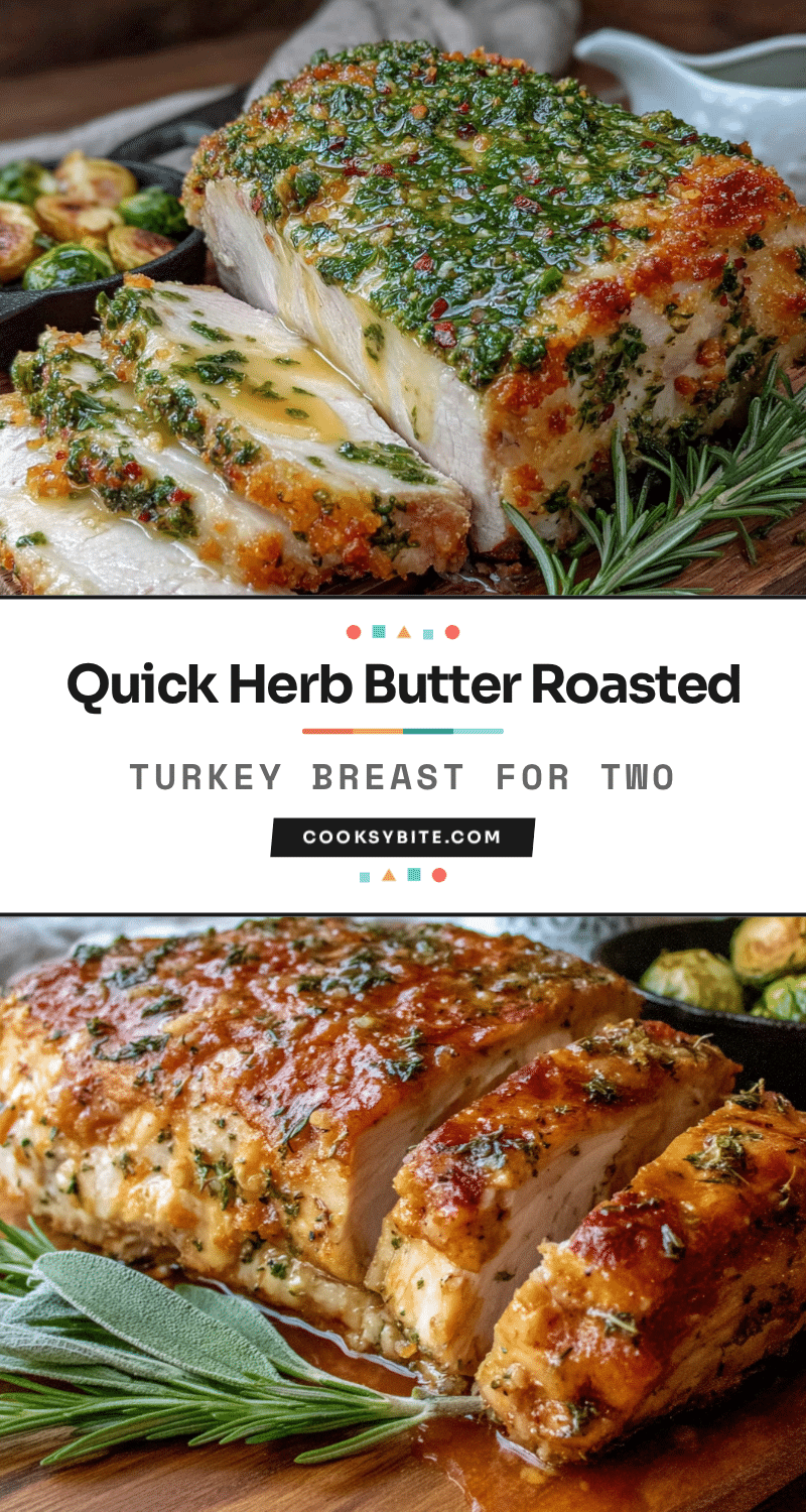 herb butter roasted turkey breast for two recipe