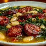 kielbasa and white bean soup - featured image