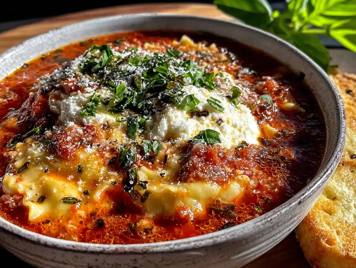 lasagna soup preparation steps
