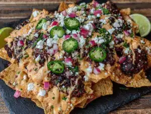 perfect 10-minute black bean ghost nachos halloween snack - featured image