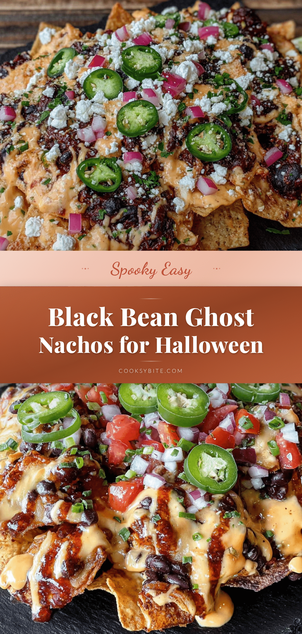 perfect 10-minute black bean ghost nachos halloween snack recipe