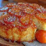 persimmon upside-down cake - featured image