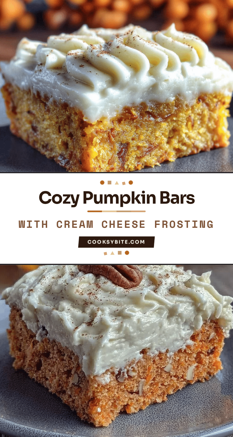 pumpkin bars with cream cheese frosting recipe