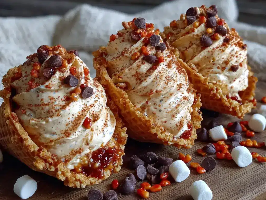 pumpkin charcuterie cones for kids - featured image