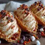 pumpkin charcuterie cones for kids - featured image
