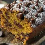 pumpkin chocolate chip bread - featured image