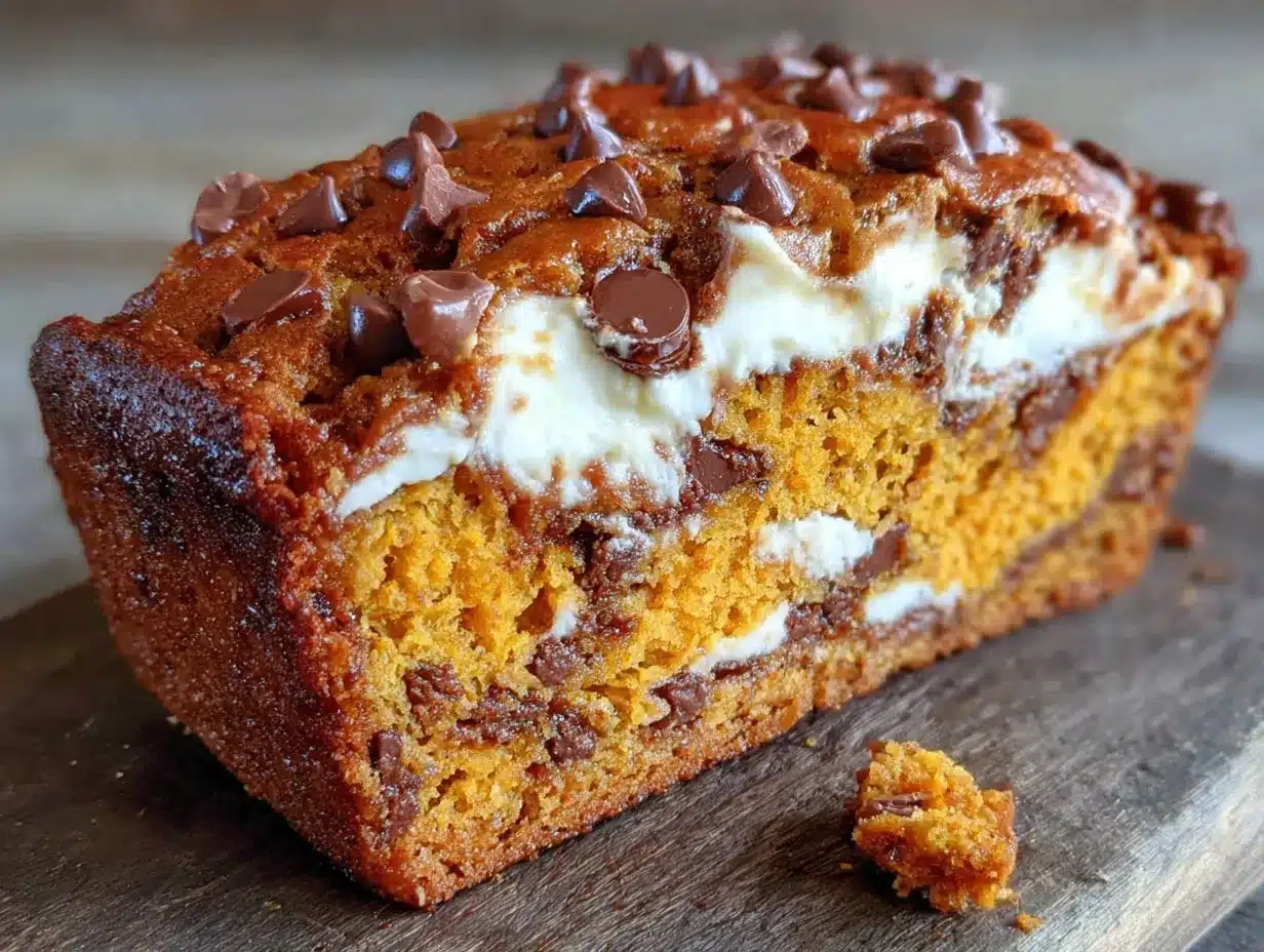 pumpkin chocolate chip bread preparation steps