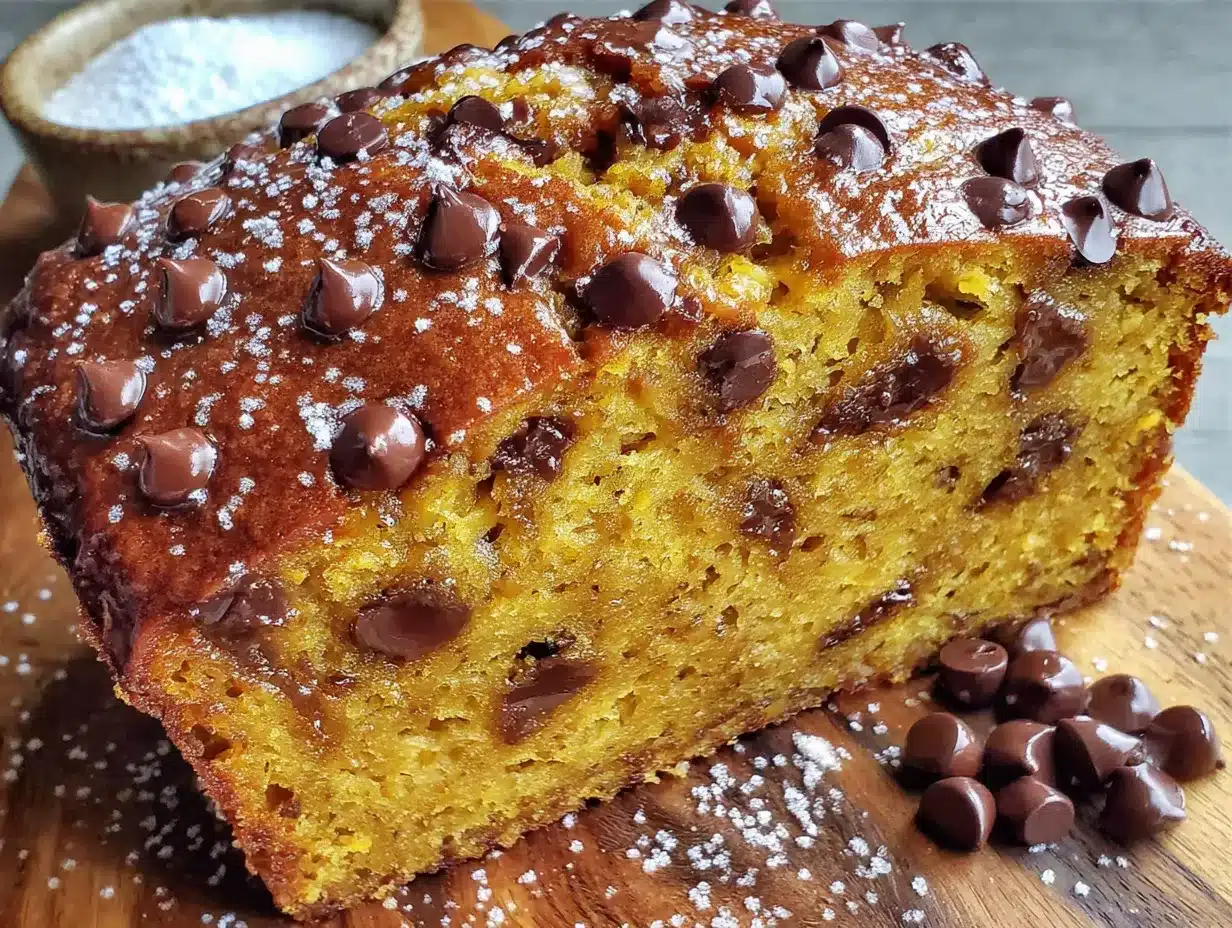 pumpkin chocolate chip bread preparation steps