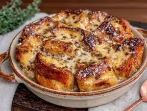 pumpkin french toast bake - featured image