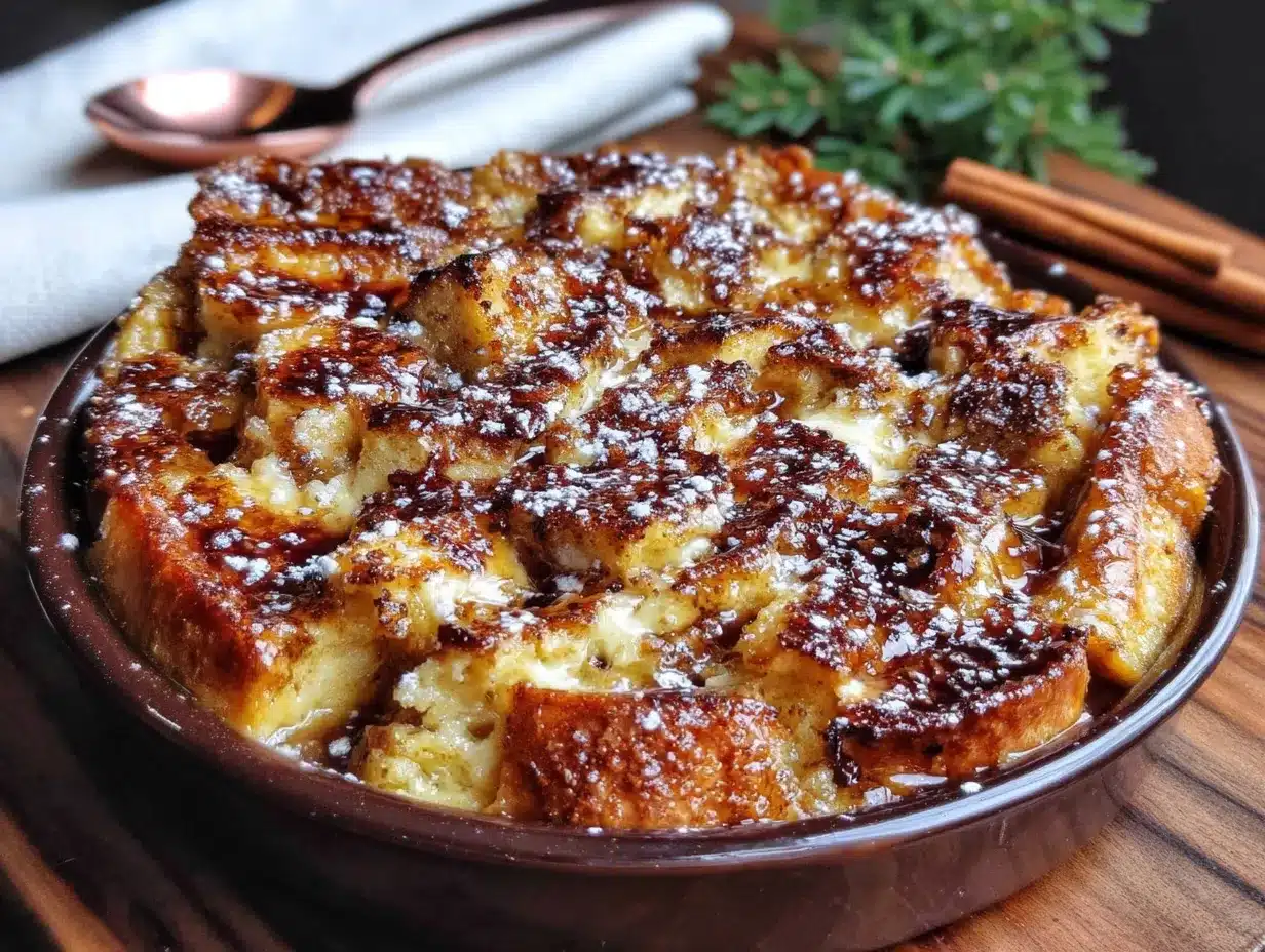 pumpkin french toast bake preparation steps