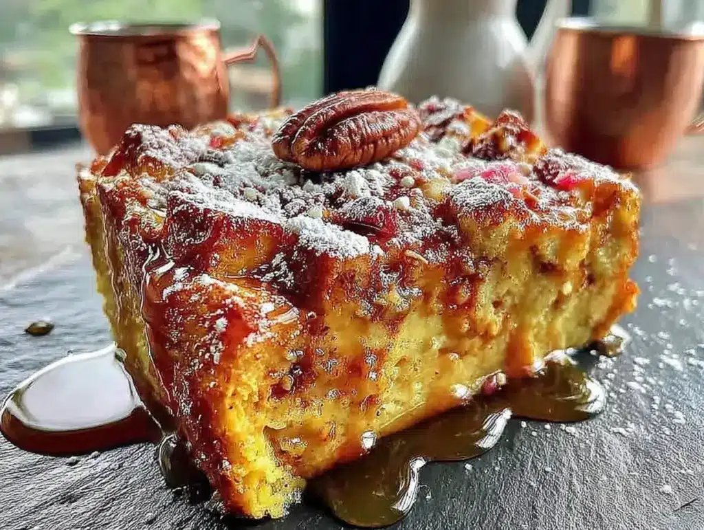 pumpkin french toast casserole - featured image