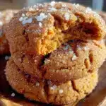 pumpkin snickerdoodle cookies - featured image