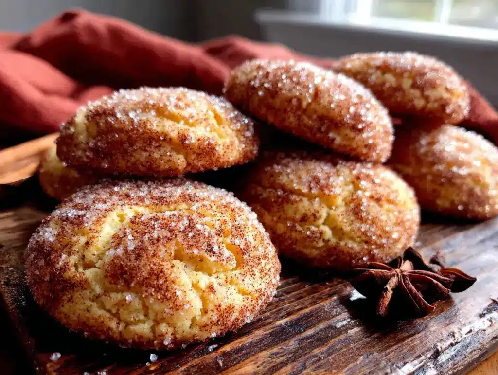 pumpkin snickerdoodles - featured image