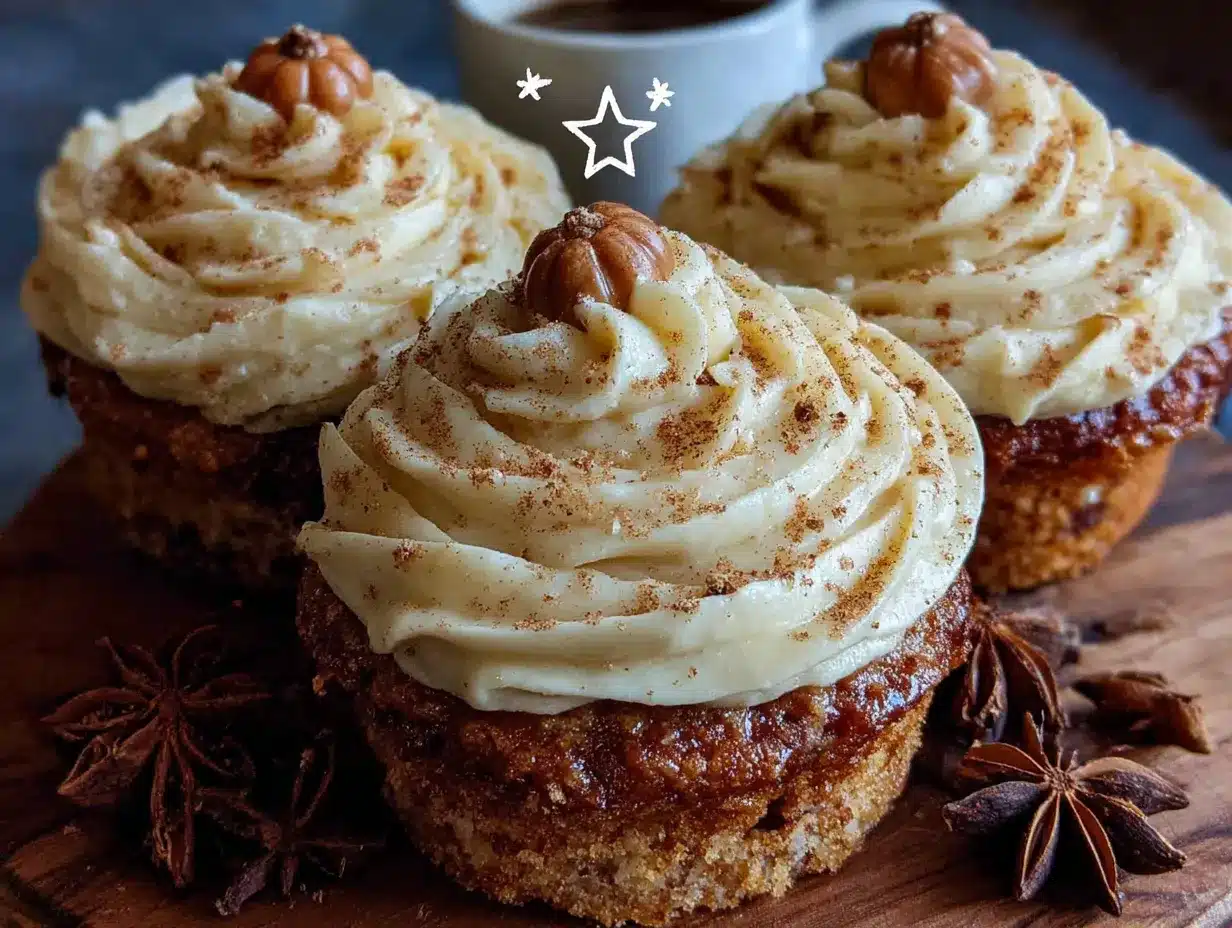 pumpkin spice latte cupcakes preparation steps