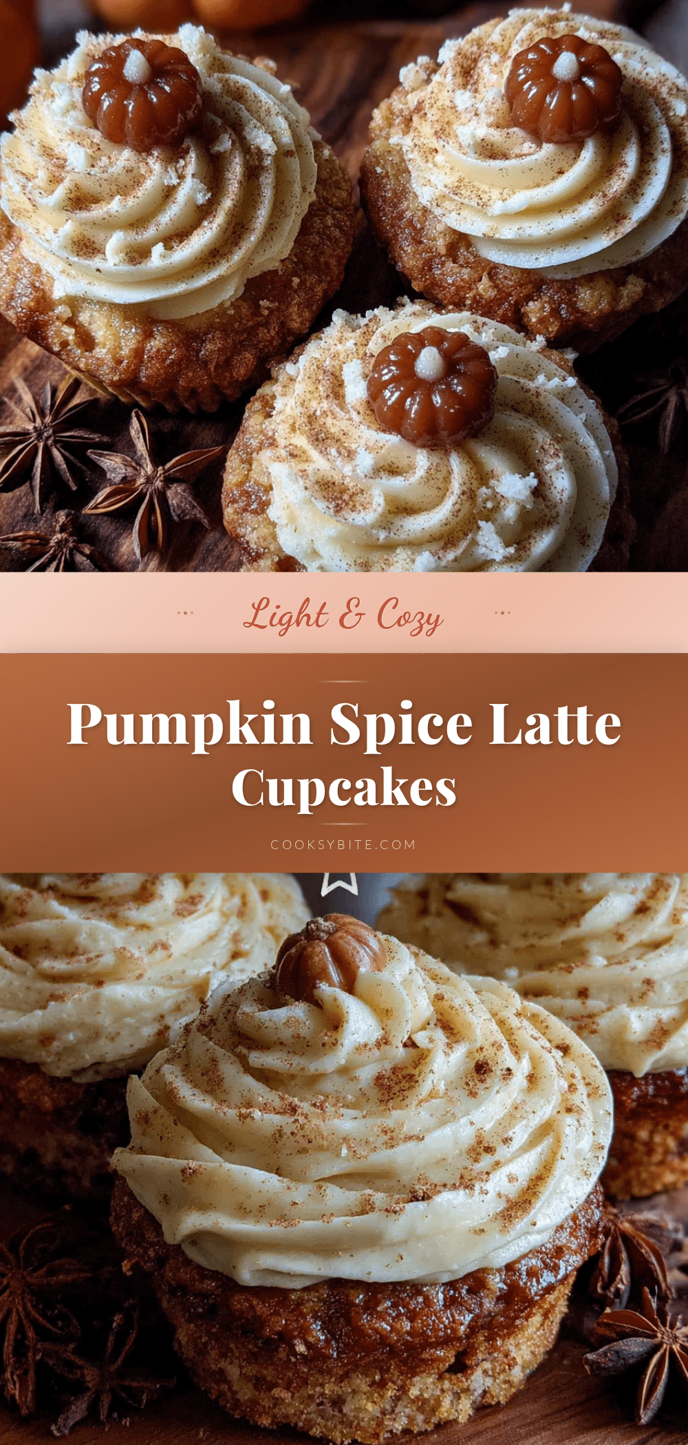 pumpkin spice latte cupcakes recipe