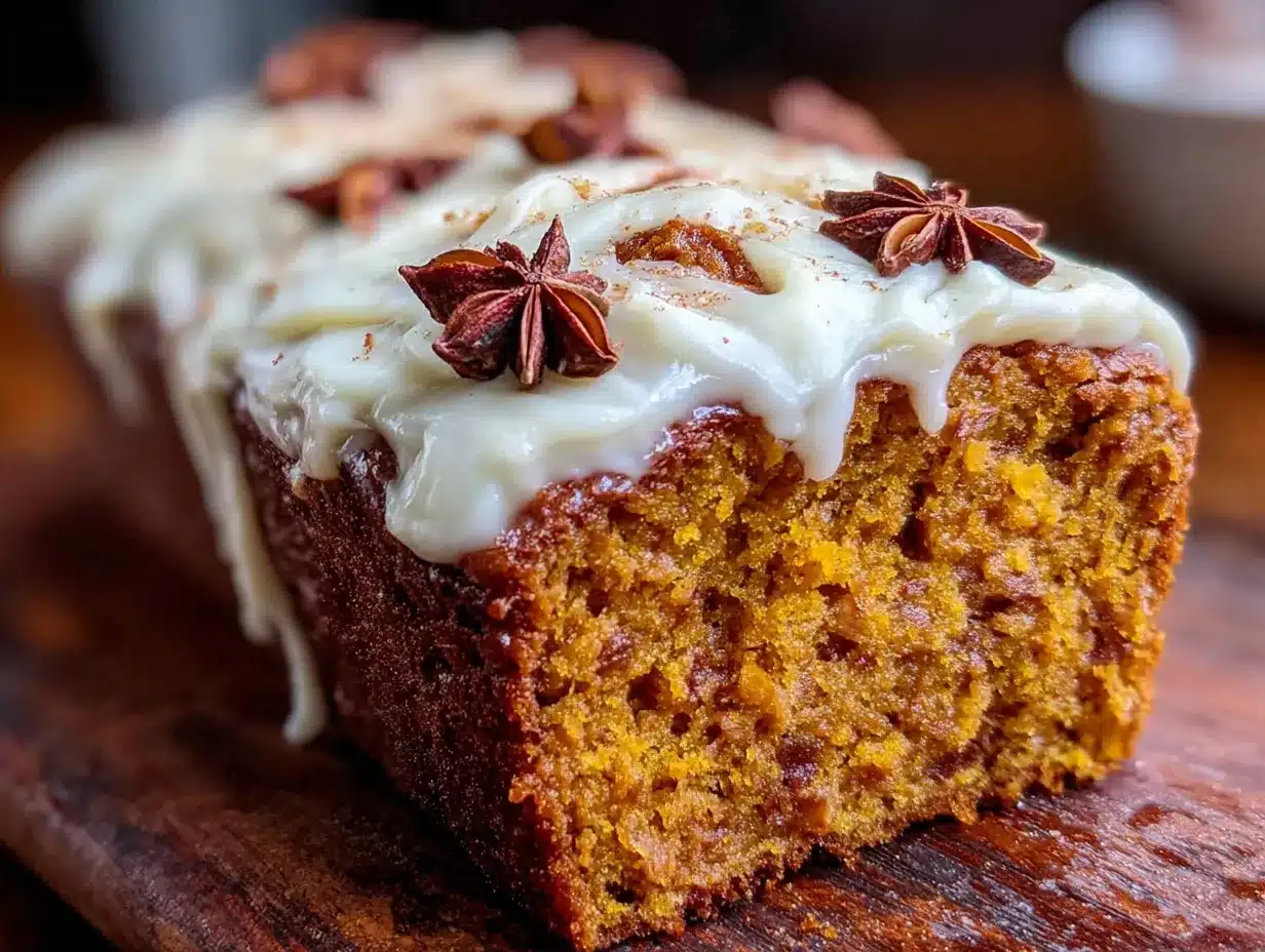 pumpkin spice latte loaf cake preparation steps