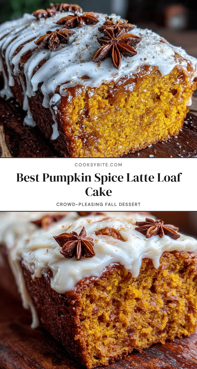 pumpkin spice latte loaf cake recipe