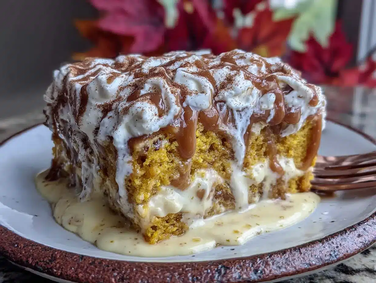 pumpkin tres leches cake preparation steps