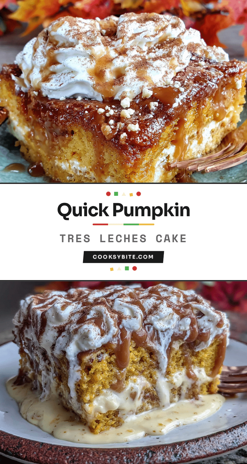 pumpkin tres leches cake recipe