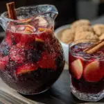 quick apple cider sangria - featured image