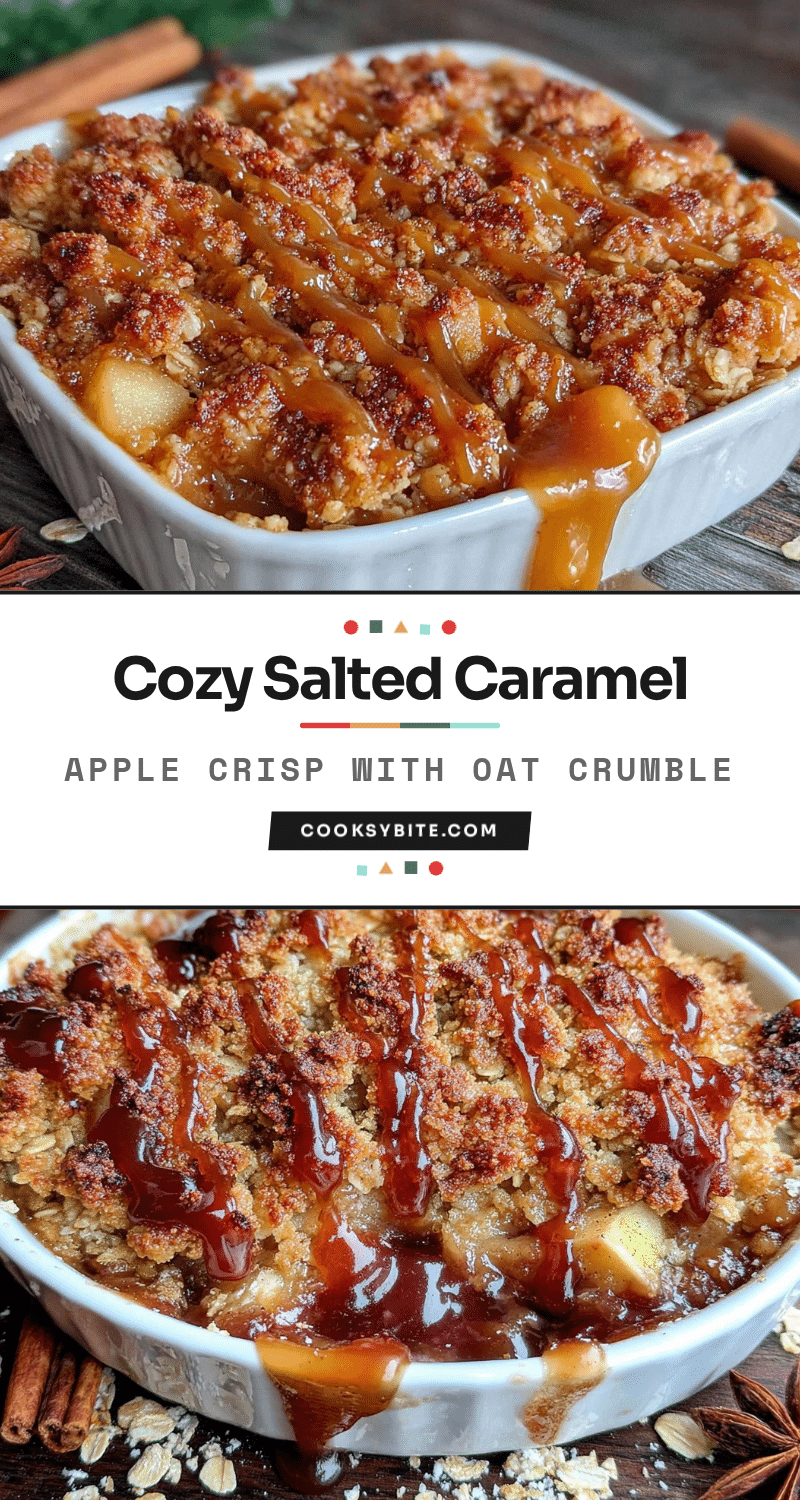 Salted Caramel Apple Crisp recipe