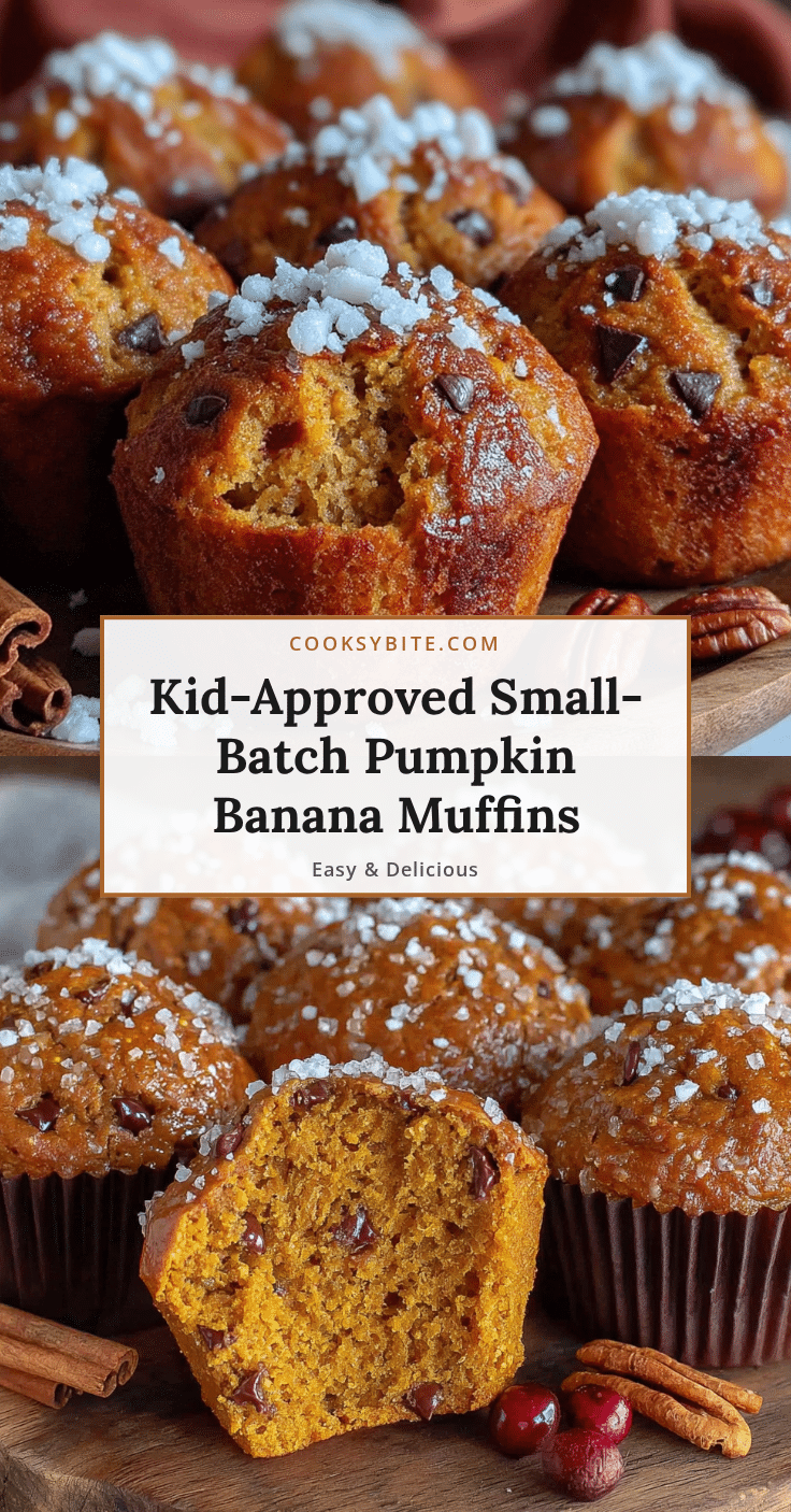 small-batch pumpkin banana muffins recipe