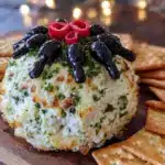 spider cheese ball - featured image