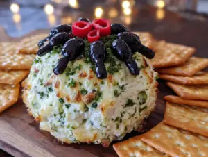spider cheese ball - featured image
