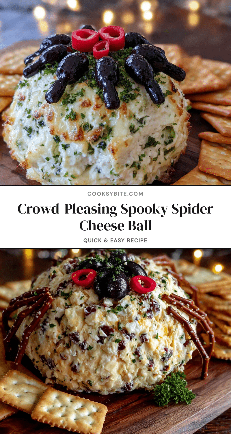 spider cheese ball recipe