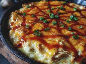 spiderweb buffalo chicken dip - featured image