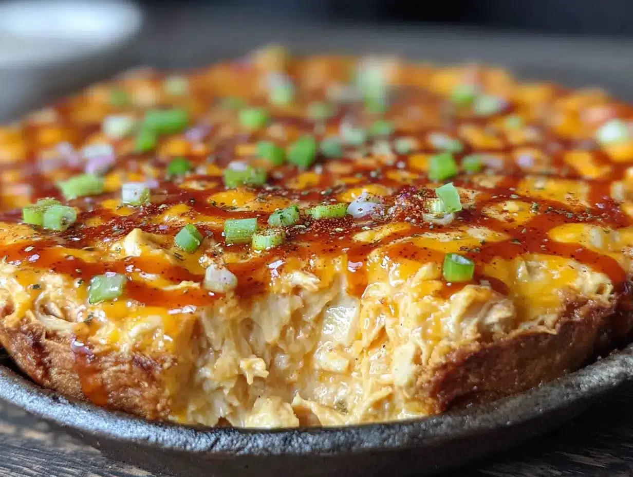 spiderweb buffalo chicken dip preparation steps