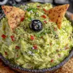 spooky guacamole with crispy bat chips - featured image