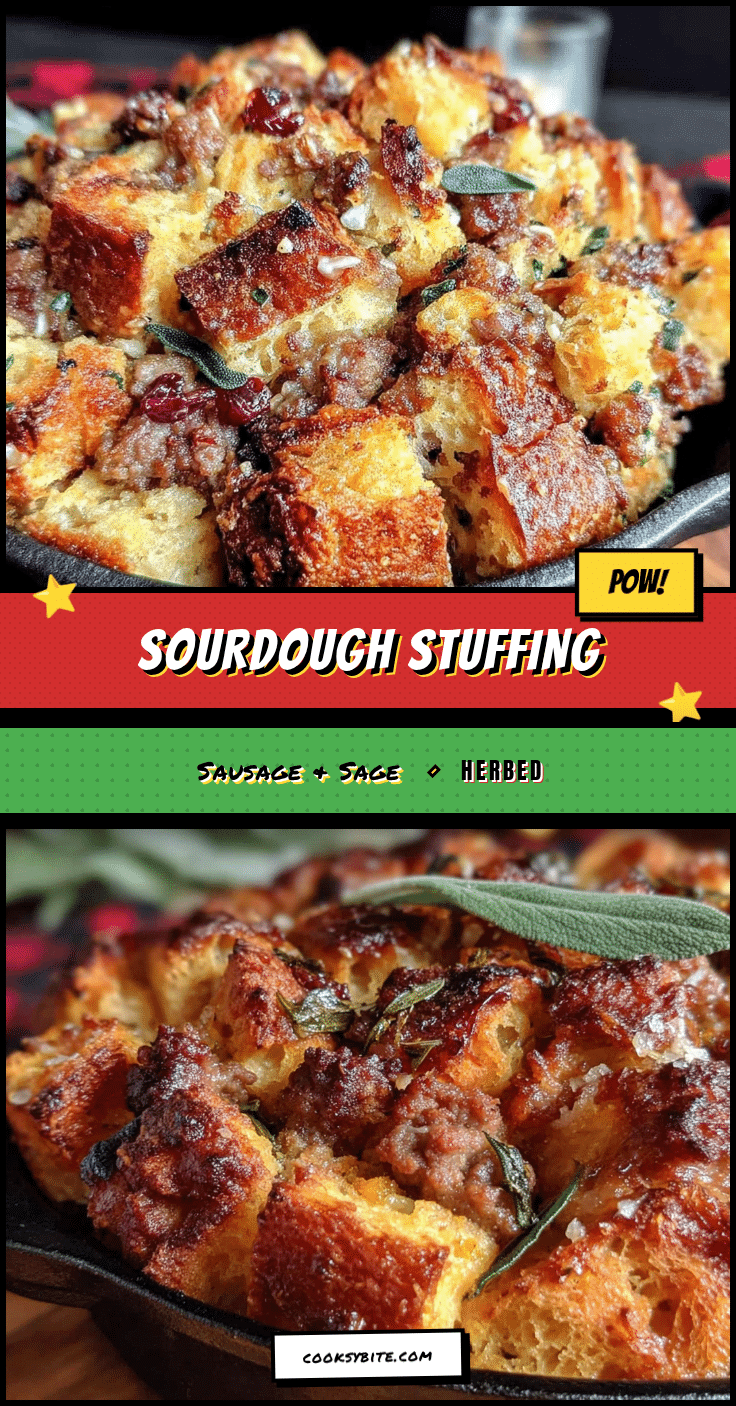 wholesome sourdough stuffing with sausage and sage recipe
