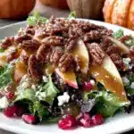 apple pecan salad with maple vinaigrette - featured image